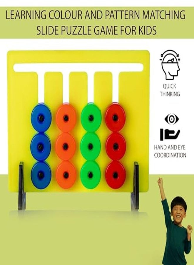 DORYTOYS Slide Puzzle Interactive Matching Toy | Hands-On Brain Challenge Board |Engaging Tile Shifting Game | Compact Travel-Friendly Playset | Single-Piece Sliding Activity | Learning Toys for Kid - Image 4